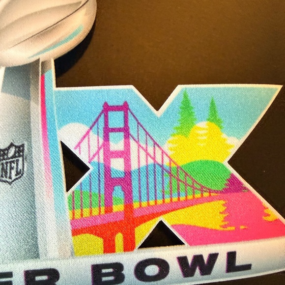 Super Bowl LX Printed Patch Seahawks/patriots San Francisco 2/8/2026 - Picture 2 of 6